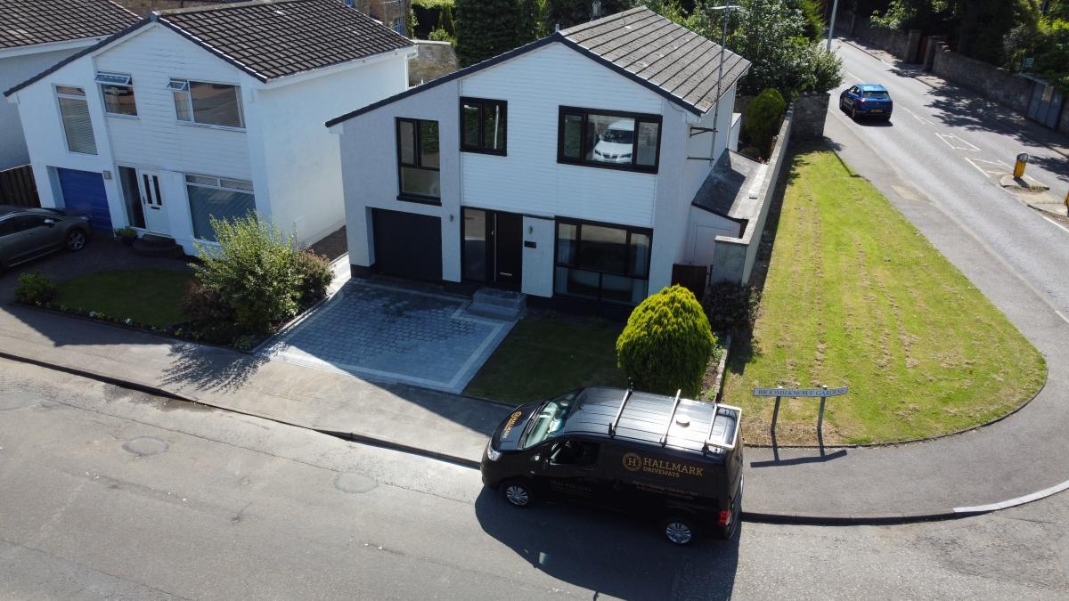 Pattern Imprinted Concrete installation in Edinburgh